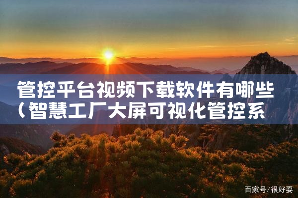 管控平台视频下载软件有哪些|杏吧